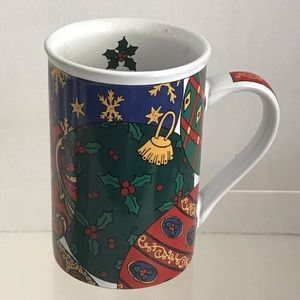 Holiday Elegance Limited Edition Fine Works Design Vintage Coffee Mug - Vintage